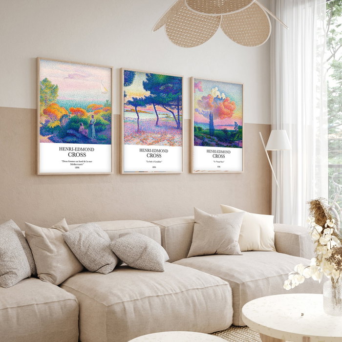 Wallity Huhu265 Conjunto de 3 Cuadros Decorativos 50 x 70 cm